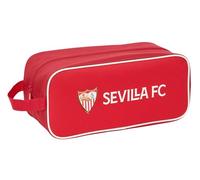 Safta SEVILLA FC Mittelgroßer Schuhbeutel, Mehrzweck, für Sport, außerschulisch, Fußball, bequem und vielseitig, 34 x 14 x 15 cm, rot, M, Casual