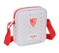 SEVILLA FC PREESCOLAR Kleine Umhängetasche für Kinder, ideal für Kinder von 5 bis 14 Jahren, bequem und vielseitig, Qualität und Widerstandsfähigkeit, 16 x 4 x 18 cm