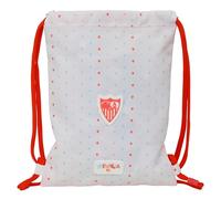 Sevilla FC Preescolar Rucksack, flach, für Kinder, ideal für Kinder verschiedener Altersgruppen, bequem und vielseitig, Qualität und Widerstandsfähigkeit, 26 x 34 cm