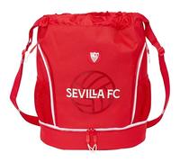 safta SEVILLA FC Rucksack, ideal für Kinder verschiedener Altersgruppen, bequem und vielseitig, Qualität und Widerstandsfähigkeit, 34 x 15 x 43 cm, Rot, rot, Estándar, Casual