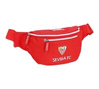 SAFTA, Sevilla FC Satteltasche mit Sternverschluss, 230 x 90 x 120 mm, Unisex-Bambini und Ragazzi, Rot, Standard