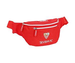 SAFTA, Sevilla FC Satteltasche mit Sternverschluss, 230 x 90 x 120 mm, Unisex-Bambini und Ragazzi, Rot, Standard