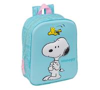 SNOOPY 3D-Kinderrucksack, leicht zu reinigen, ideal für Kinder verschiedener Altersgruppen, bequem und vielseitig, Qualität und Widerstandsfähigkeit, 22 x 10 x 27 cm