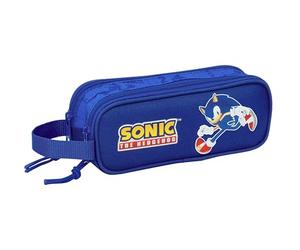 safta Sonic Doppelmäppchen für Kinder, ideal für Kinder im Schulalter, bequem und vielseitig, Qualität und Widerstandsfähigkeit, 21 x 6 x 8 cm