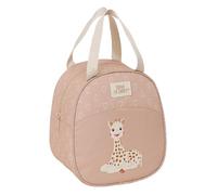 SOPHIE LA GIRAFE COOKIE Thermo-Kulturbeutel für Kinder, anpassbar an den Wagen, ideal für Kinder von 5 bis 14 Jahren, bequem und vielseitig, Qualität und Widerstandsfähigkeit, 19 x 14 x 22 cm, Beige,