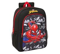 Spider-Man Schulrucksack für Kinder, Kinderrucksack, anpassbar an Kinderwagen, ideal für Kinder im Schulalter, bequem und vielseitig, Qualität und Widerstandsfähigkeit, 33 x 14 x 42 cm