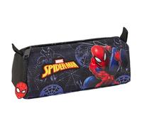safta Spiderman Attack Federmäppchen mit Reißverschluss und Fach, Federmäppchen für Kinder, ideal für Kinder im Schulalter, bequem und vielseitig, Qualität und Widerstandsfähigkeit, 21 x 7 x 8 cm,