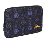 safta Spiderman Attack Laptoptasche 39,6 cm (15,6 Zoll), ideal für Kinder verschiedener Altersgruppen, bequem und vielseitig, Qualität und Widerstandsfähigkeit, 39,5 x 3,5 x 27,5 cm, Schwarz, M,