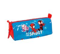 Spidey Federmäppchen mit Reißverschluss und Fach, für Kinder, ideal für Kinder im Schulalter, bequem und vielseitig, Qualität und Widerstandsfähigkeit, 21 x 7 x 8 cm