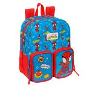 Spidey Kindergartenrucksack, anpassbar an den Wagen, einfache Reinigung, ideal für Kinder verschiedener Altersgruppen, bequem und vielseitig, Qualität und Widerstandsfähigkeit, 22 x 10 x 27 cm