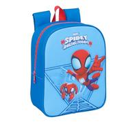 safta Spidey Kinderrucksack, Kinderrucksack, Schulrucksack, anpassbar an den Kinderwagen, ideal für Kindergärten, bequem und vielseitig, Qualität und Widerstandsfähigkeit, 22 x 10 x 27 cm