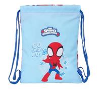 Spidey Rescue Rucksack für Kinder, flach, ideal für Kinder verschiedener Altersgruppen, bequem und vielseitig, Qualität und Widerstandsfähigkeit, 26 x 34 cm, Rot/Blau, M, Casual