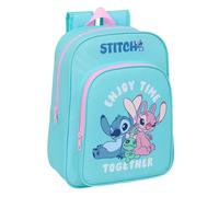 STITCH - Animierter Schulrucksack für Kinder, Kinderrucksack, anpassbar an Kinderwagen, ideal für Kinder im Schulalter, bequem und vielseitig, Qualität und Widerstandsfähigkeit, 26 x 11 x 34 cm