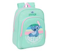safta STITCH - Animierter Schulrucksack für Kinder, Kinderrucksack, anpassbar an Kinderwagen, ideal für Kinder im Schulalter, bequem und vielseitig, Qualität und Widerstandsfähigkeit, 26 x 11 x 34 cm