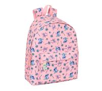safta STITCH BEACH Tagesrucksack für Kinder, Qualität und maximale Widerstandsfähigkeit, bequem und vielseitig, 33 x 15 x 42 cm, babyrosa, M, Casual