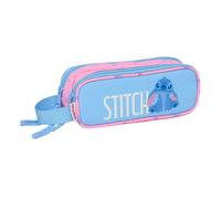 safta STITCH BRIGHT Doppelmäppchen für Kinder, ideal für Kinder im Schulalter, bequem und vielseitig, Qualität und Widerstandsfähigkeit, 21 x 6 x 8 cm