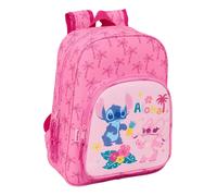 Safta Schulrucksack STITCH CHILL – animiert, für Kinderwagen anpassbar, 26×11×34 cm