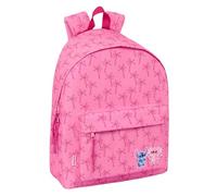 safta STITCH CHILL Tagesrucksack für Kinder, Qualität und maximale Widerstandsfähigkeit, bequem und vielseitig, 33 x 15 x 42 cm, Minzgrün/Rosa, M, Casual