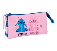 STITCH LILO Federmäppchen für Kinder, ideal für Kinder im Schulalter, bequem und vielseitig, Qualität und Widerstandsfähigkeit, 22 x 3 x 12 cm
