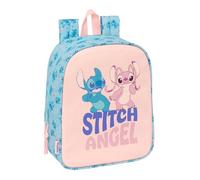 safta STITCH OHANA - Kinderrucksack, Kinderrucksack, Schulrucksack, anpassbar an den Kinderwagen, bequem und vielseitig, Qualität und Widerstandsfähigkeit, 22 x 10 x 27 cm