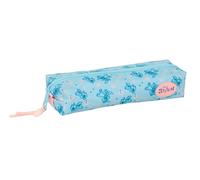 STITCH OHANA - Rechteckiges Federmäppchen für Kinder, ideal für Kinder im Schulalter, bequem und vielseitig, Qualität und Widerstandsfähigkeit, 22 x 7 x 40 cm