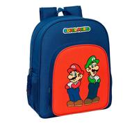 Safta Super Mario 15l 32x38x12 Cm Backpack Blau Kinder