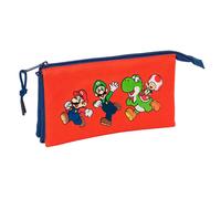 Safta Super Mario 22x12x3 Cm Triple Mäppchen