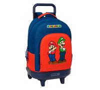 Safta Super Mario 33l 33x45x22 Cm Rucksack Mit Rollen