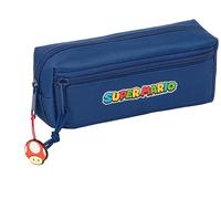 safta SUPER Mario Mamma MIA - Kleines Federmäppchen für Kinder, ideal für Kinder im Schulalter, bequem und vielseitig, Qualität und Widerstandsfähigkeit, 22 x 6 x 8,5 cm