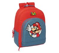 Safta Super Mario 20.1l Backpack Rot Kinder