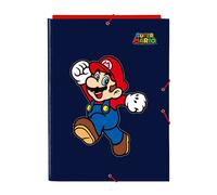 Safta Super Mario World Elastischer Ordner Aus Karton Folio