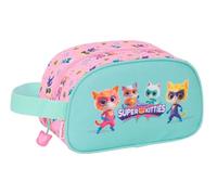 Safta Superkitties Kulturbeutel für Kinder, mittelgroß, mit Griff, Kinder-Kulturbeutel, anpassbar an den Wagen, einfache Reinigung, bequem und vielseitig, Qualität und Widerstandsfähigkeit, 26 x 12 x