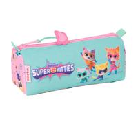 safta Superkitties Federmäppchen mit Reißverschluss und Fach, Federmäppchen für Kinder, ideal für Kinder im Schulalter, bequem und vielseitig, Qualität und Widerstandsfähigkeit, 21 x 7 x 8 cm,
