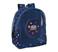 SAFTA Surf Strandrucksack für Kinder, sandfrei, mit Griffen, leicht zu reinigen, ideal für Kinder verschiedener Altersgruppen, bequem und vielseitig, 32 x 12 x 38 cm