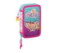 Safta The Bellies Doppelfederhalter, 28 Stück, Weiß/Türkis/Violett, Estándar, Lässig