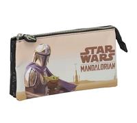 Safta Triple The Mandalorian This Is The Way Pencil Case Beige Mann (Herstellerartikelnummer: 812341744)