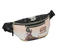Safta The Mandalorian This IS The Way Gürteltasche mit Außentasche, ideal für Jugendliche und Kinder unterschiedlichen Alters, bequem und vielseitig, Qualität und Widerstandsfähigkeit, 23 x 9 x 12 cm,