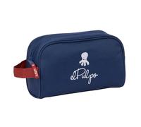 Safta EL Pulpo Kulturbeutel für Kinder mit Griff, Kinder-Kulturbeutel, einfache Reinigung, bequem und vielseitig, Qualität und Widerstandsfähigkeit, 24 x 10 x 15 cm, Marineblau, M, Casual