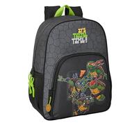 Schulrucksack Teenage Mutant Ninja Turtles Schwarz Grau 33 x 42 x 14 cm