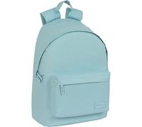SAFTA Tragbarer Rucksack, 35,8 cm (14,1 Zoll), leichtes und funktionales Design, schwarzer Laptop-Rucksack, gepolstertes Fach und Organizer-Taschen, für den täglichen Gebrauch, blau, Medium