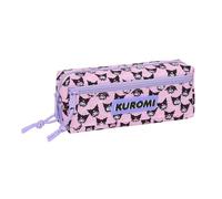 Kuromi Federmäppchen, klein, Federmäppchen für Kinder, ideal für Kinder im Schulalter, bequem und vielseitig, Qualität und Widerstandsfähigkeit, 22 x 6 x 8,5 cm
