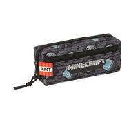 MINECRAFT GRAFFITI - Kleines Federmäppchen für Kinder, ideal für Kinder im Schulalter, bequem und vielseitig, Qualität und Widerstandsfähigkeit, 22 x 6 x 8,5 cm