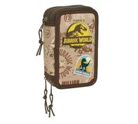 SAFTA Triple Filled Jurassic World Pencil Case 36 Stück, Einheitsgröße