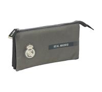 Safta Federmäppchen Real Madrid 3. Team 24/25 – für Kinder, bequem, 22×3×12 cm, Grau, M, Casual