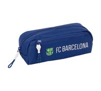 Safta Federmäppchen F.C. Barcelona – klein, marineblau, für Kinder, 22×6×8,5 cm