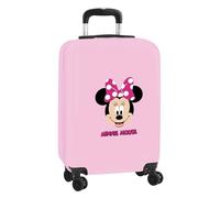 Safta Minnie Mouse ´´me Time´´ Cabin 20´´ Twin 40.1l 34.5x55x20 Cm Trolley Bag Rosa Kinder