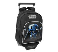 Safta Star Wars Rebellion Kinderrucksack mit Trolley 705, ideal für Kinder verschiedener Altersgruppen, bequem und vielseitig, Qualität und Widerstandsfähigkeit, 27 x 10 x 33 cm, Schwarz, M, Casual