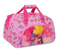 Safta Trolls 3 - Sporttasche, Rucksack, ideal für Kinder verschiedener Altersgruppen, bequem und vielseitig, Qualität und Widerstandsfähigkeit, 40 x 23 x 24 cm, Rosa, Rosa, Estándar, Lässig