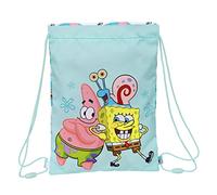 safta Unisex Jugend 612291855 Plansack Junior Spongebob Stay Positive 26 x 34 x 1 cm, Multicolor, 26x1x34 cm