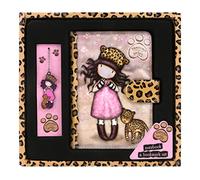 Safta Unisex Kinder 1086gj03 Set Notizbuch mit Lesezeichen Gorjuss Purrrrrfect Love, bunt, Medium